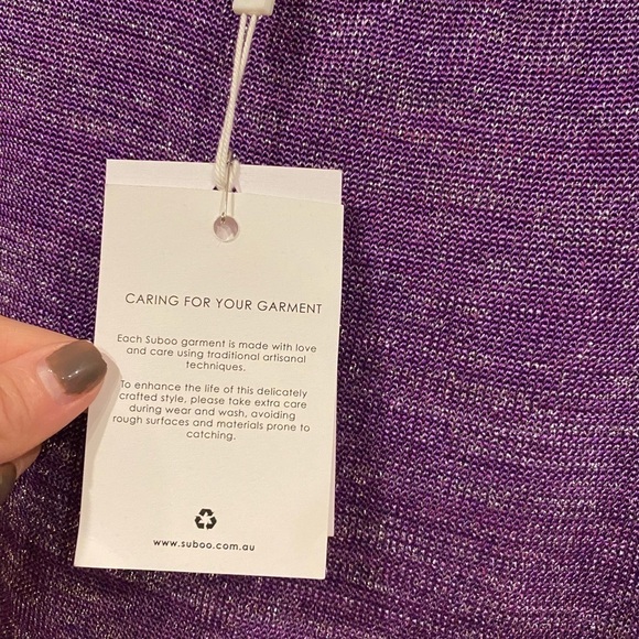 NWT Suboo Sigma Side Slit Maxi Skirt Size Medium - Picture 3 of 4